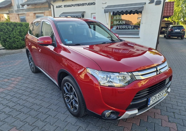 Mitsubishi Outlander cena 61000 przebieg: 149000, rok produkcji 2014 z Gniezno małe 379